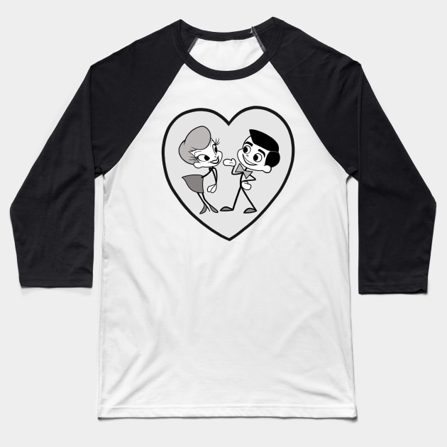 I Love I Love Lucy Baseball T-Shirt by JoTheZette